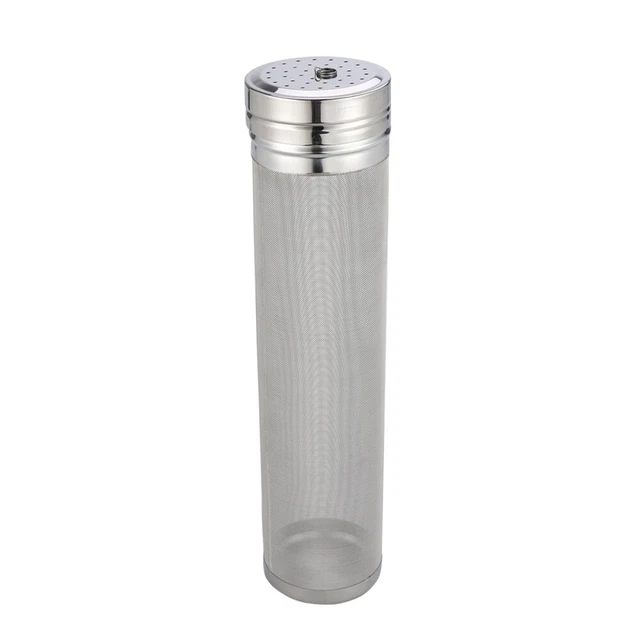 7 X30cm Tamiz de lúpulo De Acero Inoxidable Fermentador de Cerveza Hervidor de agua