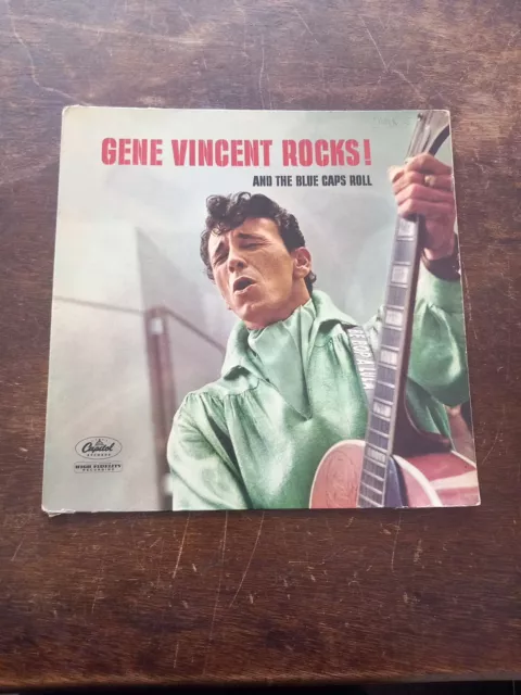 Gene Vincent Gene Vincent Rocks! And The Blue Caps Roll Vinyl LP 1958
