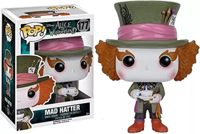 Alice IN Wonderland- Cappellaio Matto - Funko Pop - Danneggiata Scatola 06709