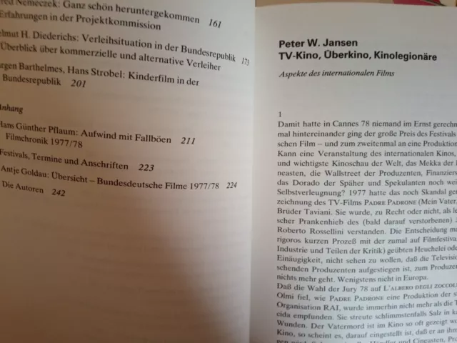 R70134 Jahrbuch Film 78/79 - Berichte, Kritiken, Daten - HANSER 3