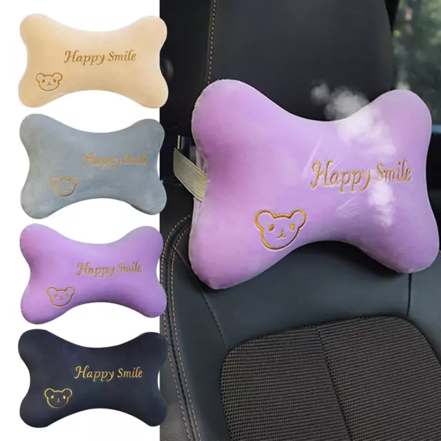 Car Seat Support Cushion Head Neck Rest Pad Travel Comfort Headrest Pillow