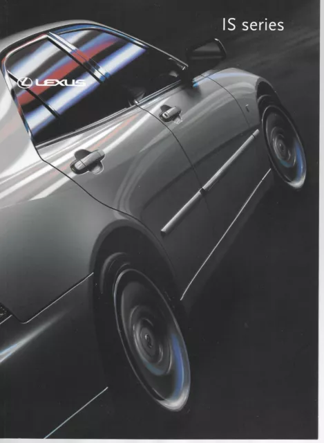 Lexus Is Series Original 2003 Uk Sales Brochure