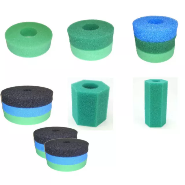 Bioforce Replacement Sponge Filter Foam Set Fit Hozelock 1100, 2200, 4500, 9000