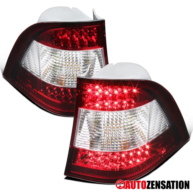 Fit 1998-2005 Mercedes Benz W163 ML320/350/430 Red LED Brake Tail Lights 98-05