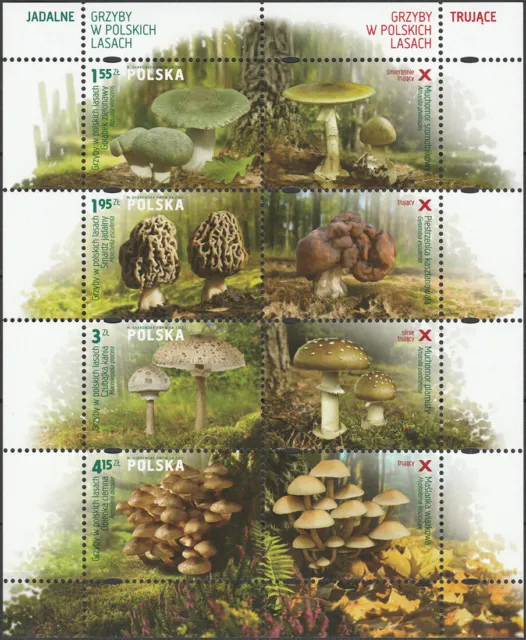 Poland 2012 - Fungi in Polish forests (I) - Fi bl 242 MNH**