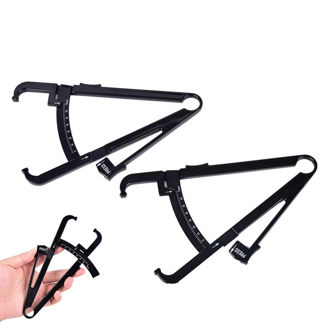 1X Keep Fitness Slim Measure Chart Body Fat Skinfold Tester Caliper AnalyzerFRFR