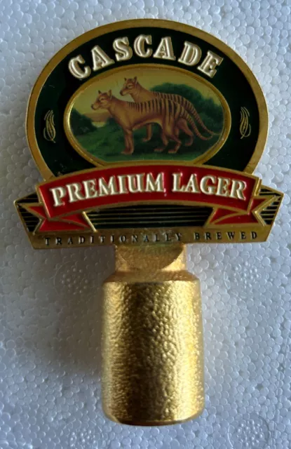 Collectible Cascade Premium Lager Metal Screw On Tap Top (Small Version)