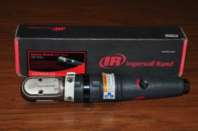 Ingersoll Rand 1207 MAX-D3 3/8" Dr Air Ratchet Wrench, Torque 65 ft-lb, 220 RPM 2