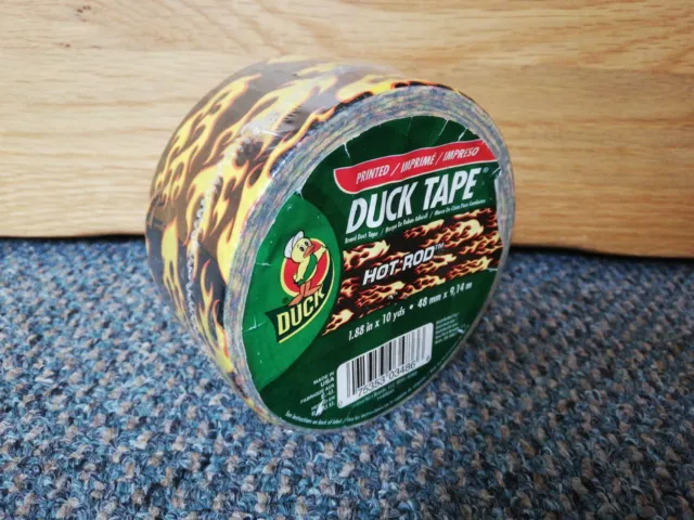 Original Hot Rod Duck Tape, Duct Tape, Sealed, New, 10 Yards