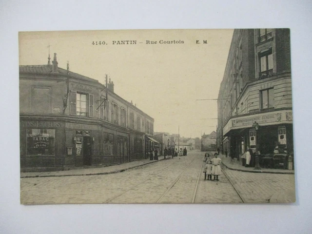 Cpa Seine Saint Denis 92 Pantin Rue Courtois