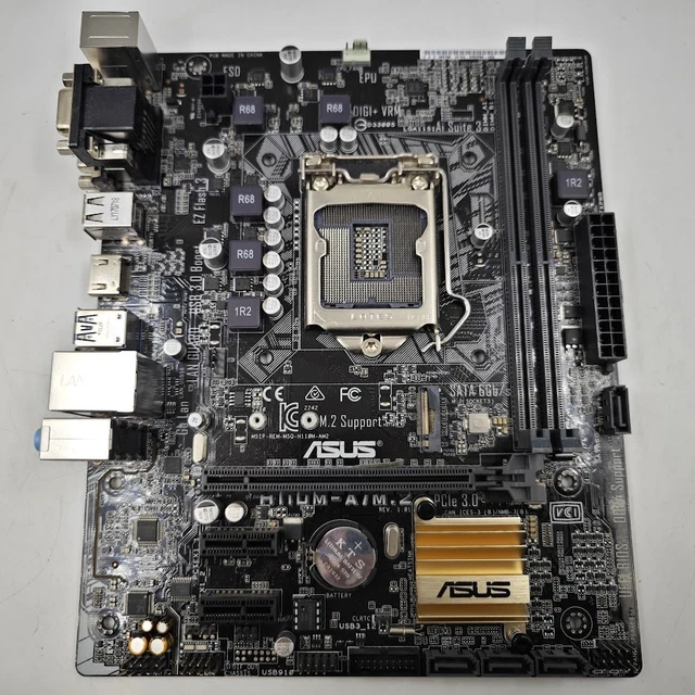 ASUS H110M-A/M.2 MOTHERBOARD - Used, No I/O Shield, See Photos £57.18 ...