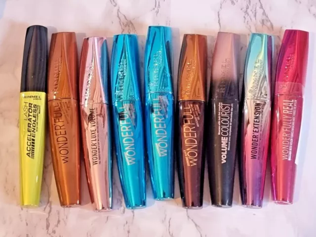 Rimmel Wonderfull Mascaras Infused With Argan Oil / Volume/  Mix & Match, Sealed