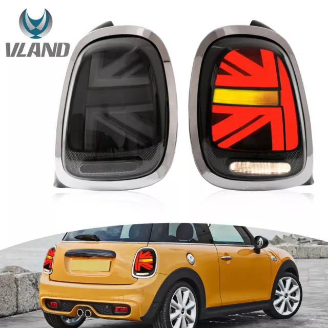 VLAND LED getönte Rückleuchten für BMW Mini Cooper F55 F56 F57 2014-2019 Paar