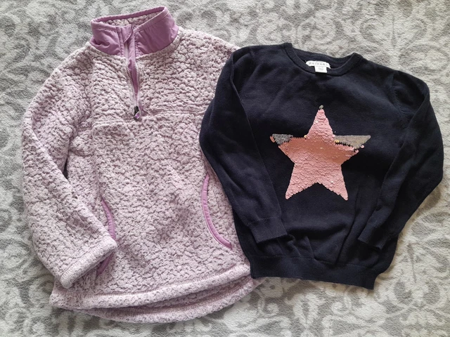 Bundle Of Girls Clothes Age 4-5 Inc Jumpers Dresses Tops Pjs New Jeans + 4