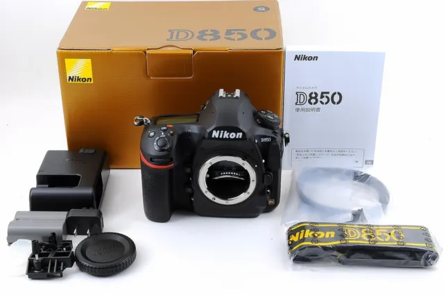 Nikon D850 45.7 MP Digital SLR Camera Body Only From Japan [Top Mint 85 shots]