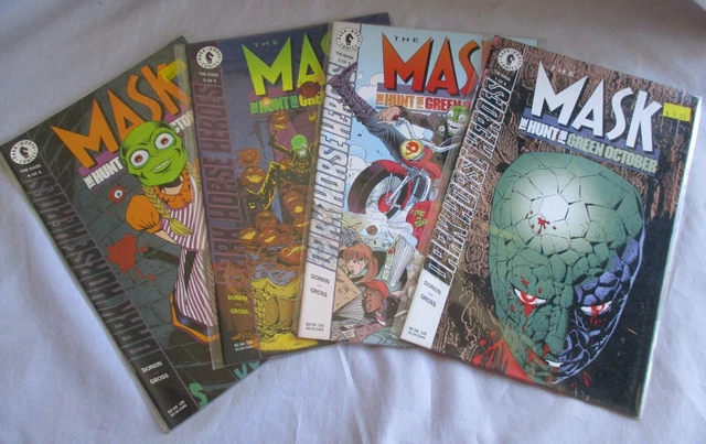 The Mask  Hunt for Green October #1, 2, 3, 4 - Dark  Horse Comics  - 4 Issue Lot