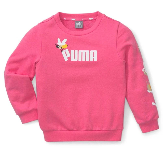Puma Small World Crew Neck Sweatshirt Girls Size S   67013182