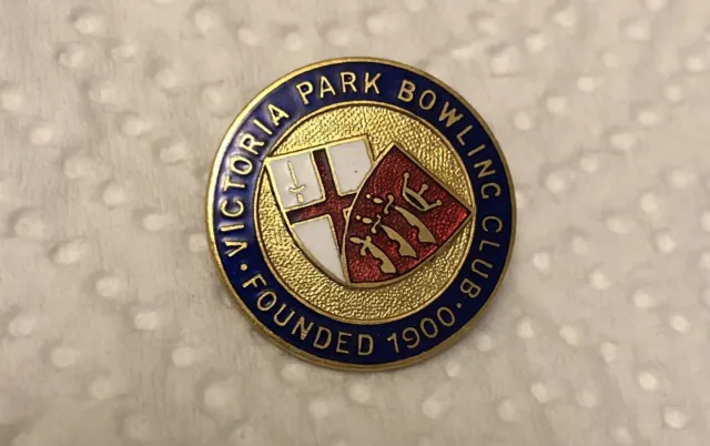 Bowls Club Badge Victoria Park Bowling Club Founded 1900
