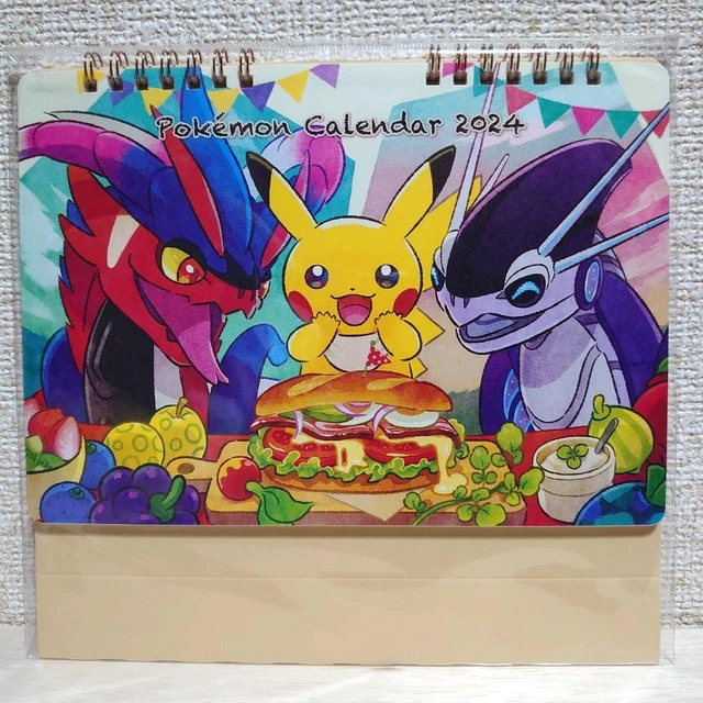POKEMON CENTER ORIGINAL Desk Calendar 2024 65.97 PicClick