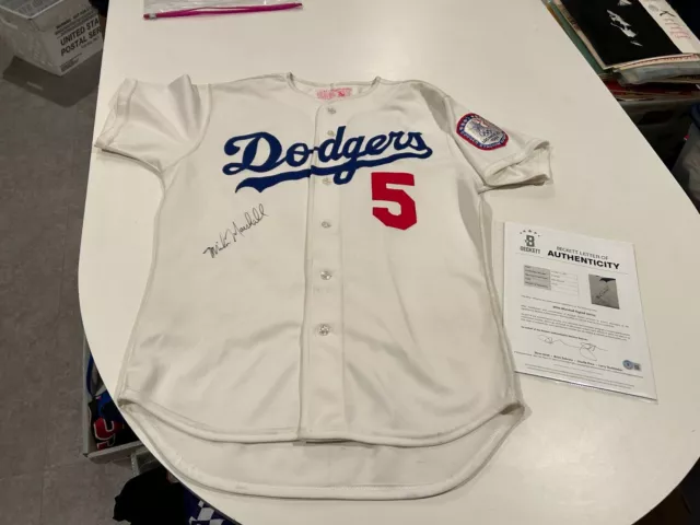 original 1984 MIKE MARSHALL LOS ANGELES DODGERS signed GAME WORN BASEBALL JERSEY