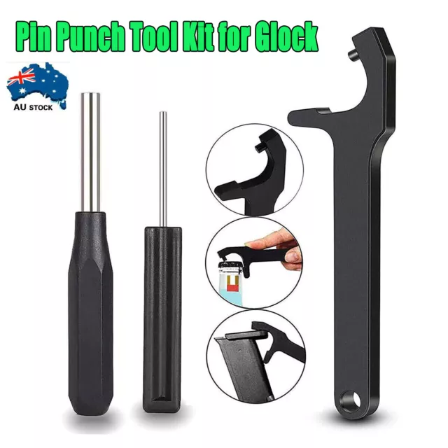 1 Set Pin Punch Tool Kit for Glock 19 17 25 26 Front Sight Magazine Disassembly