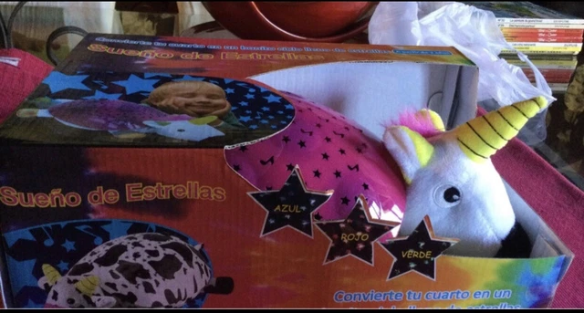 Licorne Peluche Veilleuse  Ciel Étoilé Enfants
