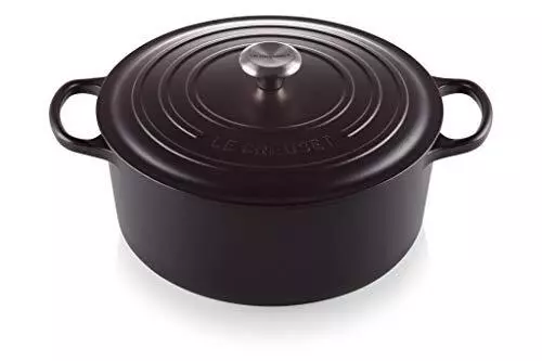 Le Creuset Signature Cast Iron Round Casserole, 30 cm - Satin Black