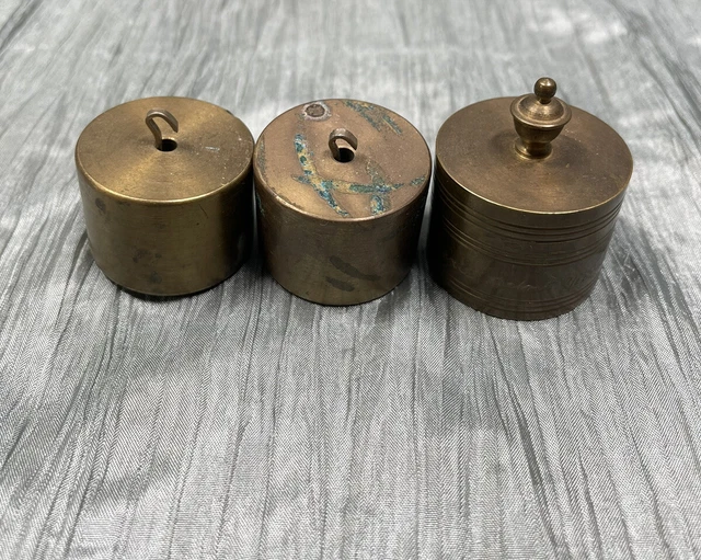 lot of 3 Vintage assorted Weights Mixed lot