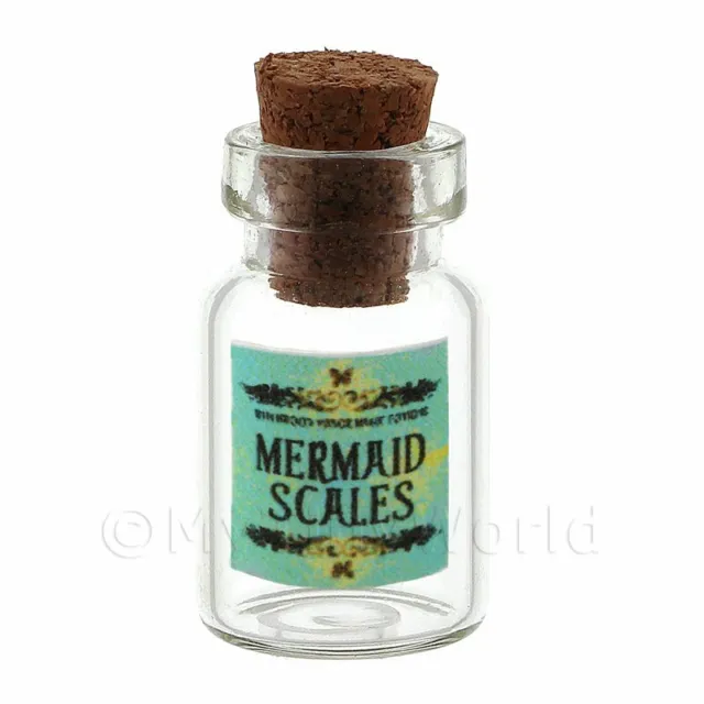 Dolls House Miniature Mermaid Scales Magic Storage Jar (Style 2)