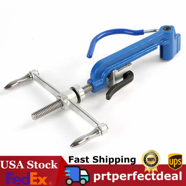 Manual Stainless Steel Band Strapping Plier Tool Spin Tight Strapping Banding US