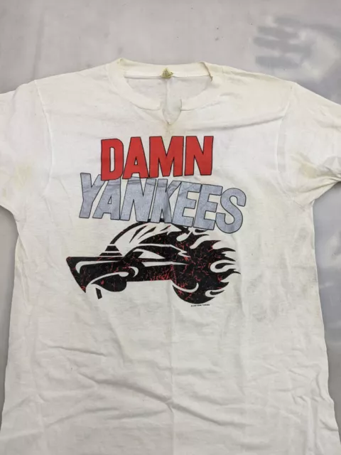 Damn Yankees vintage concert tee signed Ted Nugent size Large