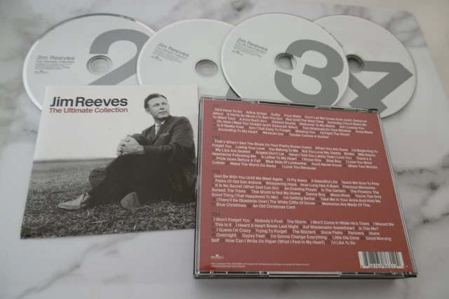 JIM REEVES THE Ultimate Collection 4 Cd Distant Drums Someday He'll ...