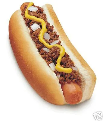 Hot Dog Hotdog Fast Food Concession Stand Decal 8"