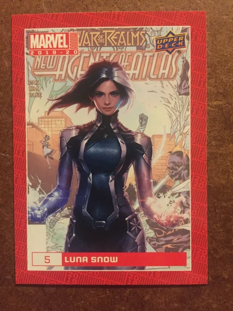 Luna Snow 5 Marvel Annual 2019-20 Upper Deck Trading Card