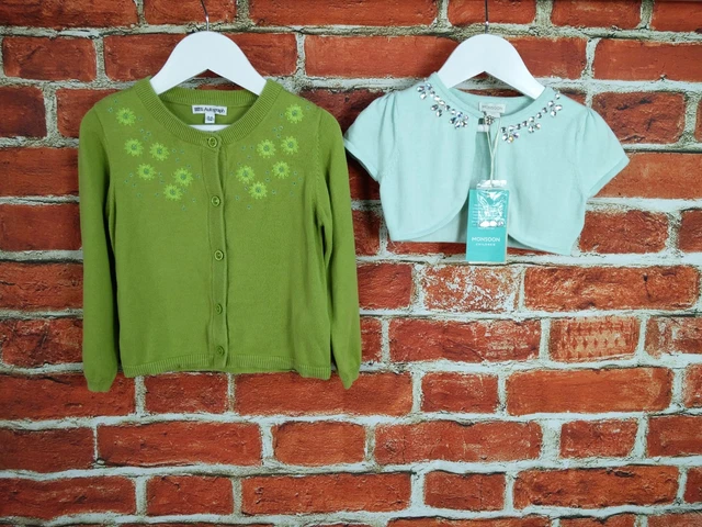 Girl Bundle Age 3-4 Years Monsoon M&S Cardigan Set Cover Up Shrug Beads 104Cm