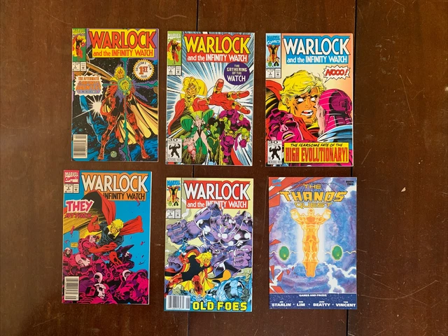 Warlock And The Infinity Watch 1 2 3 4 5 ~ 1992 Marvel ~ THANOS QUEST 2 Starlin!