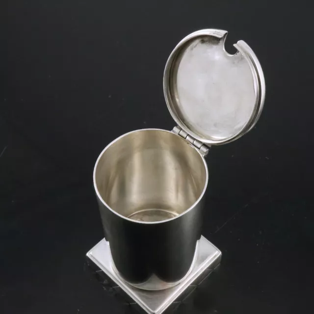 Georg Jensen. Art deco Sterling Silver Mustard Pot #793 - Jørgen Jensen 2