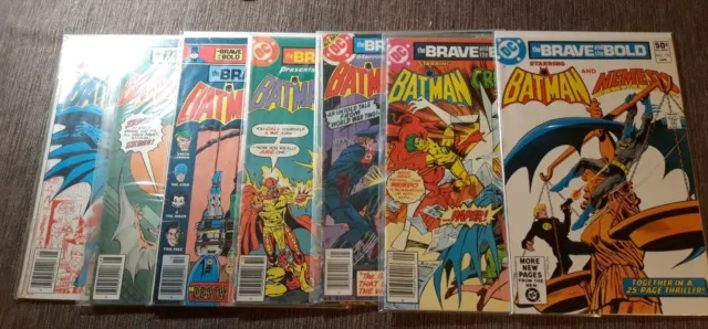 Batman The brave And The Bold Comic Book Lot Of 7 VG CONDITION