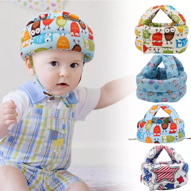 Infant Baby Safety Helmet Kids Head Protection Hat Harnesses Cap Toddler Walking