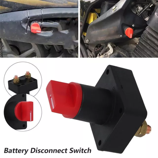 Commutateur d'isolateur de batterie de moto de voiture interrupteur de  coupure rapide isolateur de déconnexion