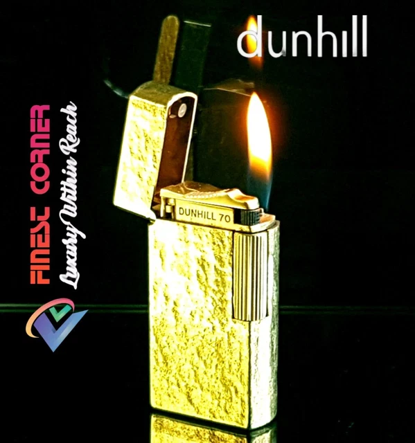 Dunhill 70 Feuerzeug Lighter Gold Komplett Überholt Garantie