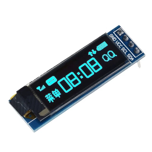 Display OLED I2C 0.91" - 5 Pezzi, Blu, Compatibile Con Arduino E Raspberry - Foto 11