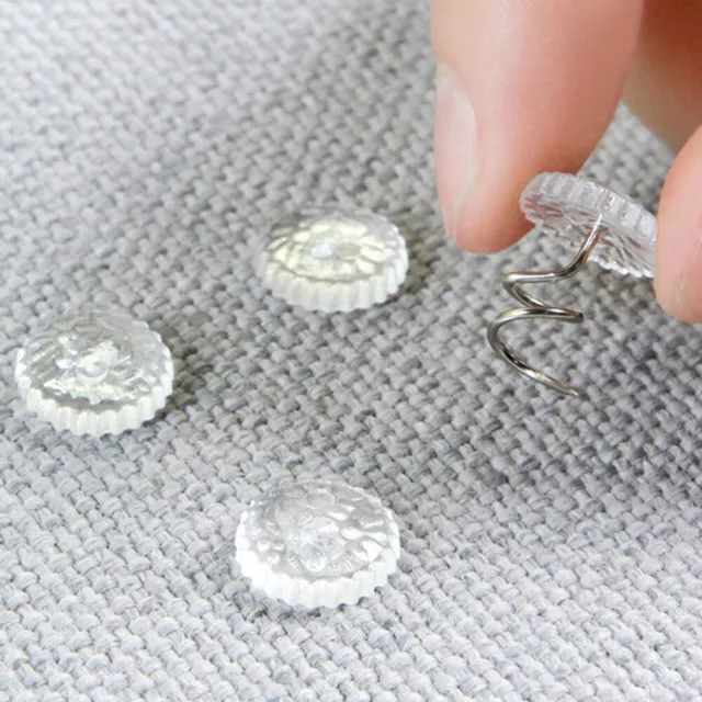 20 mantas de cojín de sofá de uñas transparentes fijador de clip para sábanas sin rastro