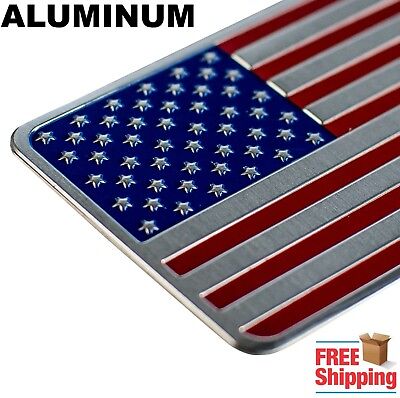 3D METAL American Flag Sticker Decal Emblem Bumper Sticker For Auto, Truck, Car