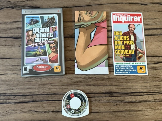 Jeu PS2 GTA Vice City COMPLET (PAL FR) Playstation 2 - Très Bon état Sans Carte Mémoire