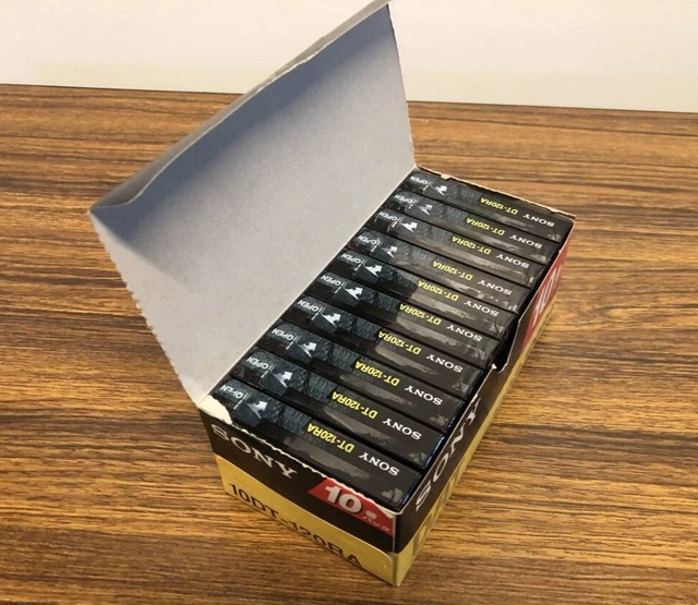 Lot De 10 CASSETTES AUDIO NUMÉRIQUES SONY DT-60RA - 60 Min - NEUVES Scellées (DAT)