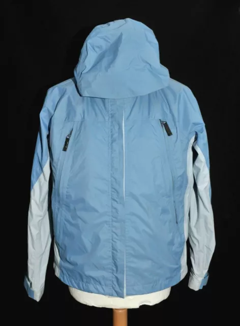Women's Columbia Titanium  Omni-Tech Waterproof Jacket & Hood Large Light Blue