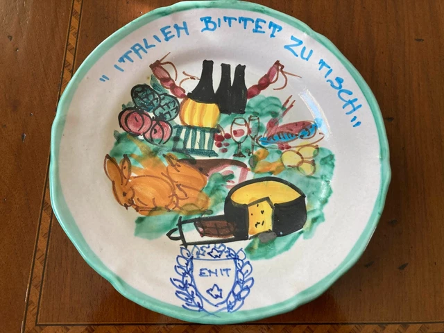 Piatto buon ricordo Italien Bittet Zu Tisch