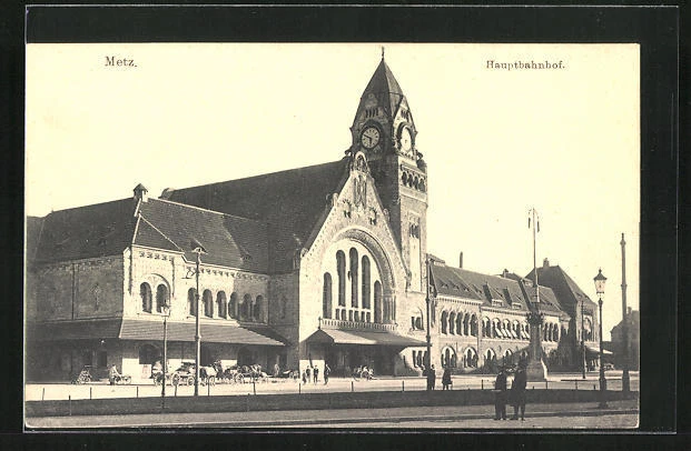 CPA Metz, la gare pincipale