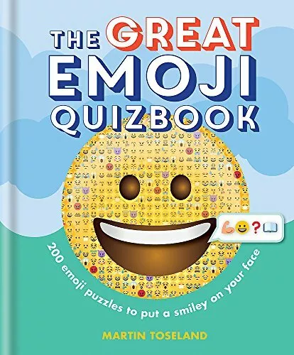 The Great Emoji Quizbook-Toseland, Martin-Hardcover-1844038963-Very Good